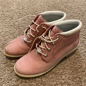 Pink Timberland Boots